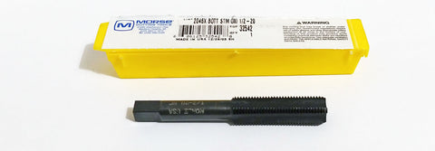 1/2-20 4 Flute HSS GH3 Straight Flute Bottoming Tap Morse 32542