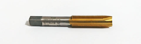 9/16-18 3 Flute HSS GH3 Spiral Point Plug Tap TRW 575960