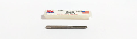 M3 x 0.5 2 Flute HSS D3 Spiral Point Plug Tap Regal 027723AS M787408