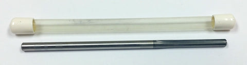 .1880 4-FLUTE CARBIDE STR. FLUTE REAMER, W/ STEEL SH., 1-1/8" LOC, 4-1/2" OAL, 18844