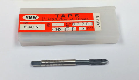6-40 3-Flute GH2 STI Spiral Point Plug Tap, (Pack of 3) YMW STS87209