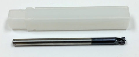 3/16" 4-Flute Carbide 45 Degree Angle Cut End Mill TiAlN Coated STS408124012C