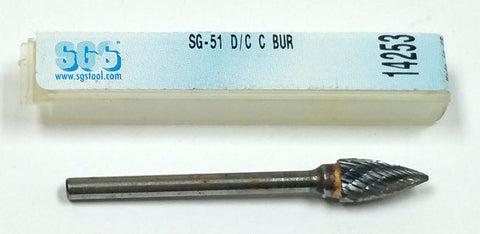 SG-51 Carbide Double Cut Burr SGS 14253