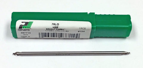 #1 HSS Combined Drill and Countersink 60 Degree Precision 97714