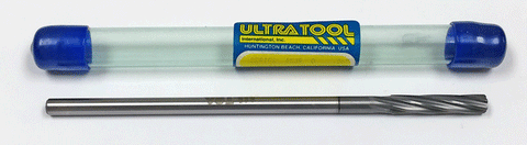 .265" 6 Flute Carbide Head Spiral Flute Reamer Ultra 453R265