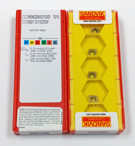 CCGW2(1.5)1S0330F 7015 SANDVIK COROMANT 50612 CCGW060204S01030F 5781748