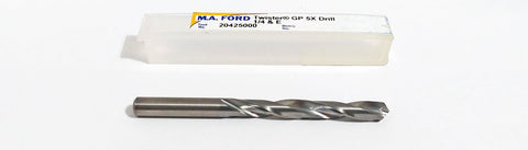 1/4" (.250") Carbide Drill Jobber Length 118 Degree MA Ford 20425000