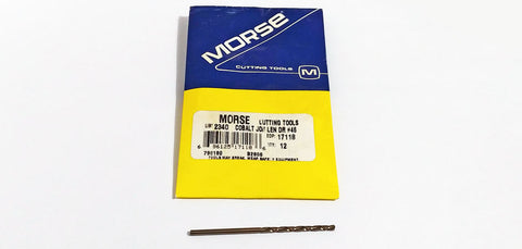 #46 (.081") Cobalt Jobber Length Drill 135 Degree (Pack of 12) Morse 17118