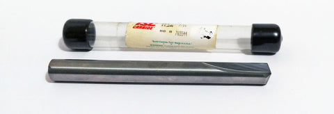 7/16" (.4375") Carbide Straight Flute Drill 140 Degree TSC 765544