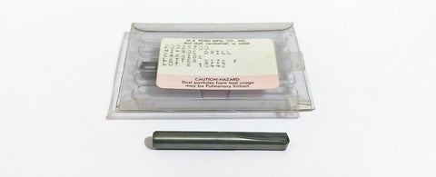 F (.257") Carbide Straight Flute Drill 135 Degree (Pack of 2) MA Ford 20025700