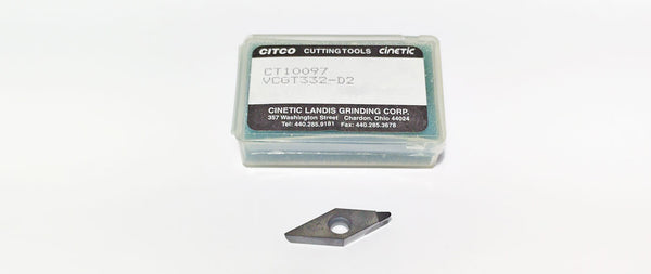 VCGT 332-D2 Citco PCD Tipped Insert (Pack of 1) CT10097