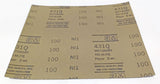3M Wetordry Paper Sheet 431Q 9" X 11" 100 Grit Silicon Carbide - Pkg Qty 50