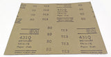 3M Wetordry Paper Sheet 431Q 9" X 11" 80 Grit Silicon Carbide - Pkg Qty 50