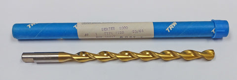 25/64" HSS Parabolic Taper Length Drill 135 Degree Chicago Latrobe 55257