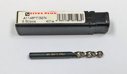 7/32" Cobalt Parabolic Screw Machine Drill (Pack of 5) Titex A11487/32IN 89885