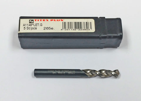 Titex "G" Cobalt Parabolic Screw Machine Drill (Pack of 5) 90055 A1148Let.G