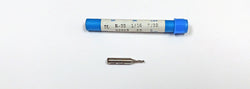 1/16" (.0625") 2 Flute HSS Ball End Mill 3/16" Shank Putnam 92843 R-3S