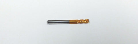 4.7mm (.185") 4 Flute Carbide Standard Length End Mill M787361