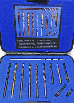 1/4" HSS and Cobalt 12 Piece Drill Set RMT MF115522811