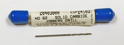 #62 Carbide Jobber Length Drill 118 Degree MA Ford 24103