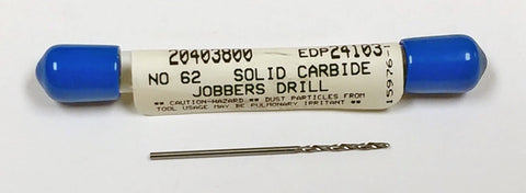 #62 Carbide Jobber Length Drill 118 Degree MA Ford 24103