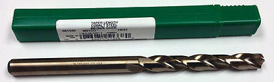 19/32" Cobalt Taper Length Drill 135 Degree Precision M51CO 051338