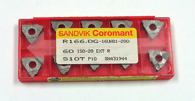 R166.0G-16UN01-280 S10T Sandvik Coromant (Pack of 10) UN 60 Degree