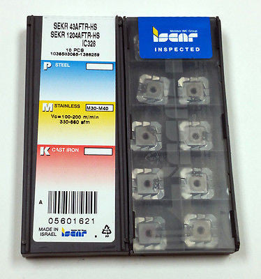 SEKR 43AFTR-HS IC328 ISCAR 5601621 (PACK OF 10) SEKR 1204AFTR-HS