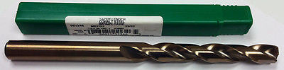 23/32" Cobalt Taper Length Drill, 5-5/8" LOF, 9-1/2" OAL, PTD M51CO 51346