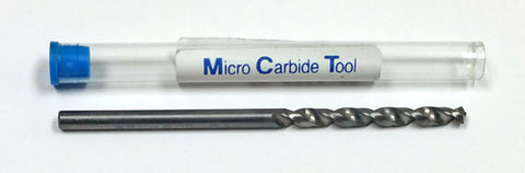 .138" Carbide Fast Spiral Jobber Length Drill 135 Degree MCT