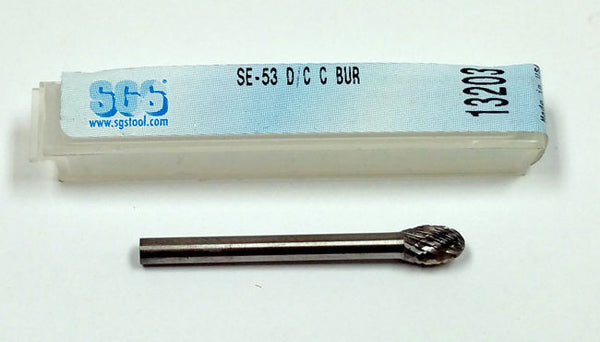 SE-53 Double Cut Carbide Burr SGS 13203