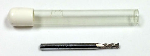 3/32" (.0937") 4 Flute Carbide End Mill 1/8" Shank