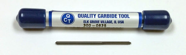 #52 (.0635") 4 Flute Carbide Straight Flute Reamer QCT 300-0635
