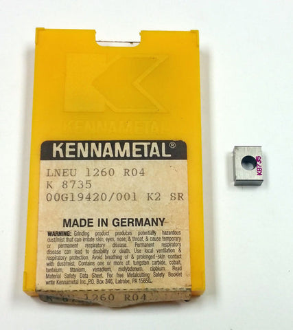 LNEU1260R04 K8735 Kennametal  (Pack of 10)* LNEU 1260R04