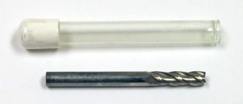 3/16" 4-Flute Carbide End Mill, 5/8" LOC, 2" OAL, MF938173110