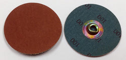 2" Quick Change Disc, 100 Grit Fine, (5 Discs) Standard Abrasives 522457