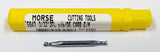 3/32" 2-FLUTE DE CARBIDE END MILL, 3/16" LOC, 1-1/2" OAL, 1/8" SH., MORSE 57251