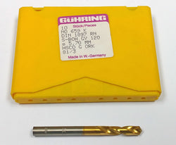 5.7mm Cobalt Screw Machine Drill 130 Degree (Pack of 10) Guhring 659 K