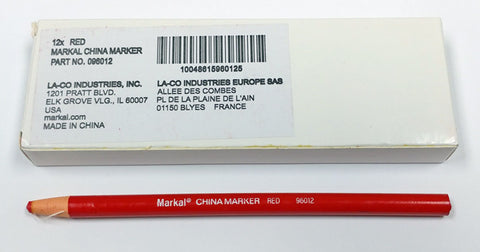 Markal Red China Marker (1 Dozen Per Box) Markal 96012