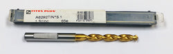 5.1mm .2008" Cobalt High Performance Parabolic Drill Titex A6292TIN-5.1 96369