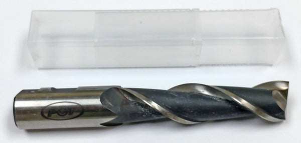 1" 2 Flute HSS Long Length End Mill PCT 23416